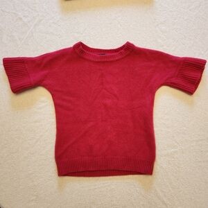 Talbots Vibrant Red Crew Neck Sweater